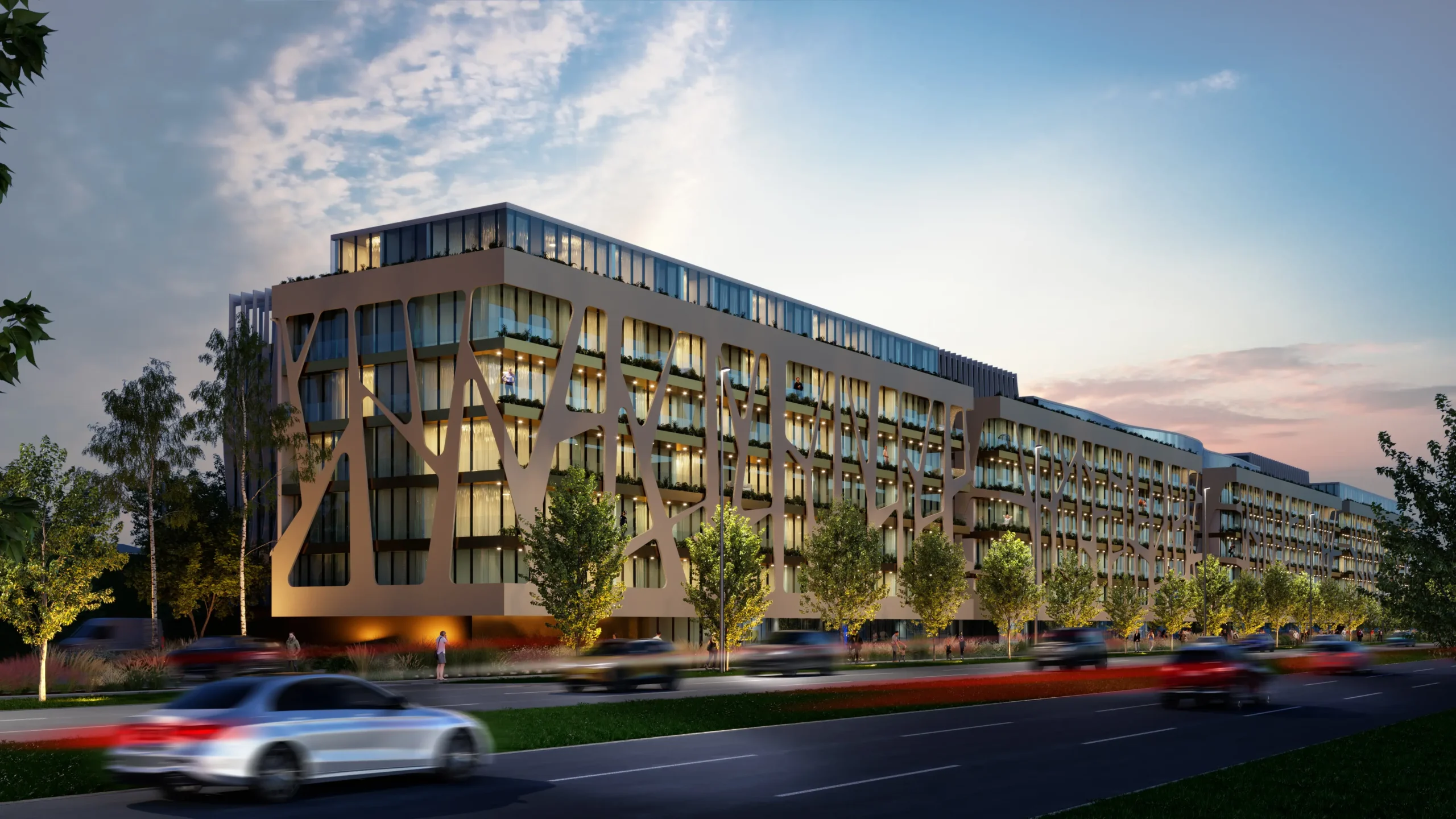 Belgrade Arbor render